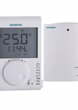 Комнатный термостат Siemens RDJ100 RF / SET программируемый безпроводной